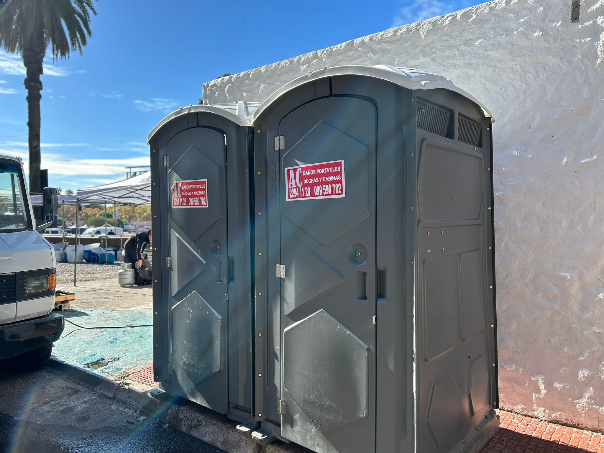 Baños químicos standard para eventos en Uruguay